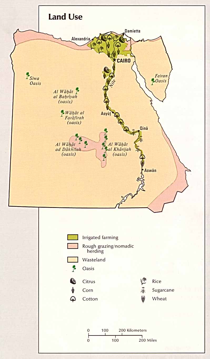 Egypt's land-use map